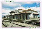 N.� 4486 - MARV�O - Portugal - Esta��o de Caminhos de Ferro em Beir� - Ed. �NCORA Edi��es Art�sticas de Artigos para Felicita��es LISBOA RAN Tel .670192-3961514 IMPRICOR 670830 LISBOA - SD - Dim. 15x10,5cm - Col. Manuel B�ia (1995)