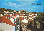 N� 924 - OBIDOS - Vista Parcial - Edi��o G�tica, Porto Rua N. S. de F�tima, 298 Tel. 66347 - SD - Dim. 146x104 mm - Col. Gra�a Maia
