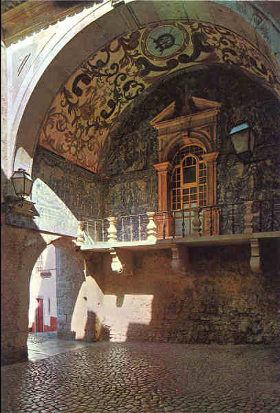 N� 1034 A - OBIDOS. Porta da Vila - Edi��o Centro de Caridade de Nossa Snra do Perp�tuo Socorro - SD - Dim. 14,8x10 cm - Col. A. Monge da Silva