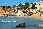 N.� 1125 - OLHOS DE �GUA Albufeira Algarve - Edi��o Foto-Vista, Lda Apartado 1, 8401 Lagoa Codex Algarve Tel. (082) 57385 - S/D - Dimens�es: 14,5x10,2 cm. - Col. Gra�a Maia.