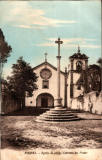 SN - PINHEL. Egreja do antigo Convento dos Frades - Edi��o e clich�s de Jo�o L. Carreira, Pinhel - S/D - Dimens�es: 9x14,2 cm. - Col. Carneiro da Silva (Circulado em 30/04/1928)