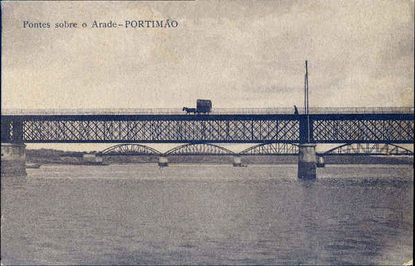 SN - PORTIM�O. Ponte sobre o Arade - Edi��o Pacheco, Seita & Cia, Lda, Portimao - SD - Dim. 14x9 cm - Col A Monge da Silva (cerca de 1920)