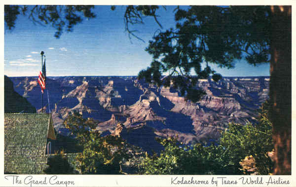 SN - TWA, Trans World Airlines e o Grand Canyon - Edi��o TWA - Dim. 14x8,9cm - Col. A. Monge_da_Silva (1948)