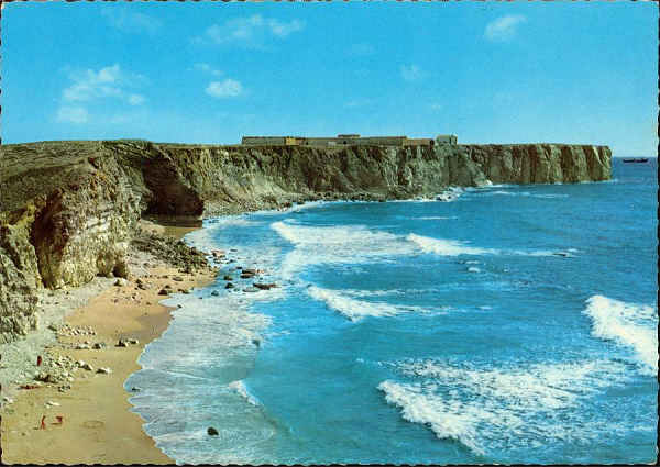 N.� 755/95 - ALGARVE Sagres Praia do Tonel e Promont�rio - Edi��o Portugal Tur�stico - S/D - Dimens�es: 14,5x10,2 cm. - Col. Gra�a Maia