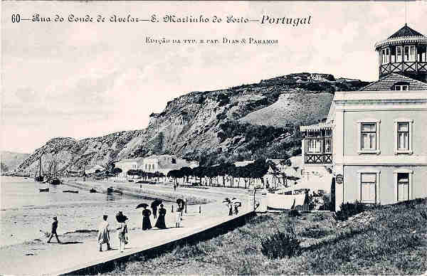 N� 60 - Portugal-S.M.Porto - Rua Conde de Avelar - Editor Dias e Paramos - 1906 - Dimens�es: 14x9 cm. - Col. Miguel Chaby.