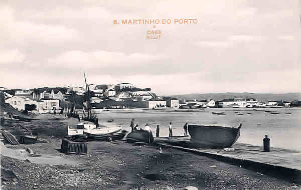 N� 8 - Portugal - S. Martinho Porto. Caes - Editor Paulo E Guedes - Dim. 90x14 cm. (1902) - Col. M. Chaby