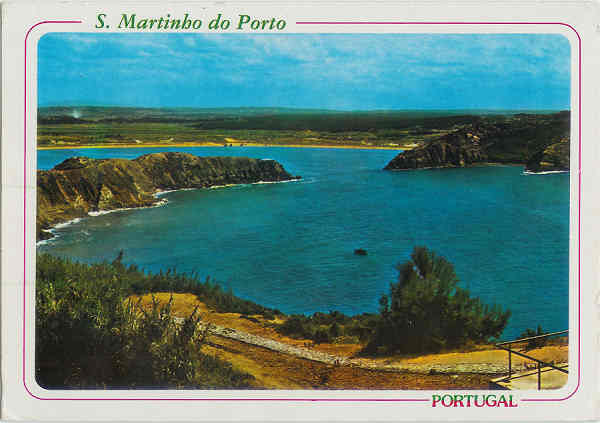 N� 334 - S. Martinho do Porto - Edi��es Art�sticas de artigos para felicita��es - SD - Circulado em 1990 - Dim. 14,9x10,4 cm - Col. M. Soares Lopes.