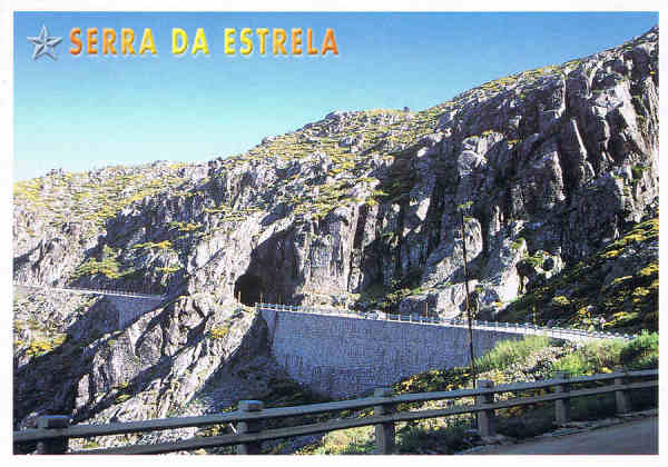 SEV - 0002 SERRA DA ESTRELA (PARQUE NATURAL) Beira Alta PORTUGAL  T�nel no sop� do C�ntaro Raso - Ed. GRAFIPOST - Editores e Artes Gr�ficas, Lda - TEL.: 214342080 FILIAL-LOUL� - 2006 - Dim. 15x10,5 cm - Col. Manuel B�ia (2010)