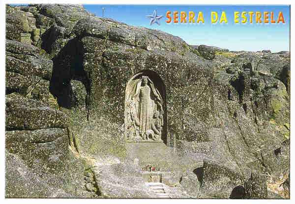 SEV-0015 - SERRA DA ESTRELA (PARQUE NATURAL) Beira Alta PORTUGAL  Nossa Senhora da Boa Estrela - Ed. GRAFIPOST - Editores e Artes Gr�ficas,Lda - TEL. 214342080 FILIAL-LOUL� - 2006 - Dim. 15x10,5 cm - Col. Manuel B�ia (2010)