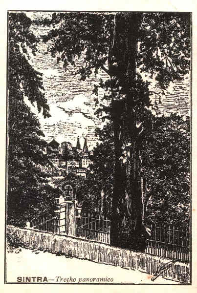 S/N - SINTRA-Trecho panoramico - Edi��o Sotto Maior, Sintra - S/D - Dimens�es: 9,3x13,9cm. - Col. Carneiro da Silva (Circulado em 29/09/1934)