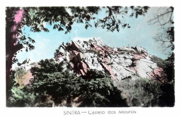 SN - SINTRA. Castelo dos Mouros - Editor n�o indicado - SD - Dim. 9,2x6 cm - Col. A. Monge da Silva (cerca de 1960)