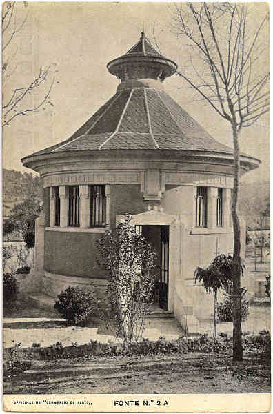 SN - VIDAGO-FONTE N� 2 A - Edi��o da Empreza das Aguas de Vidago, Limitada-S�DE EM LISBOA: Avenida da Liberdade, 122-126-Tel.1226-DELEGA��O NO PORTO: Rua Candido dos Reis, 93-95 - SD -  Dim. 9x14 cm. - Impresso nas Officinas do "Commercio do Porto" - Col. Jaime da Silva (Circulado em 1923).