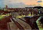 N.� 143 - VIGO: Vista parcial nocturna - Edi��o ARRIBAS, Zaragoza - S/D - Dimens�es: 14,9x10,4 cm. - Col. Gaspar Albino (1960).