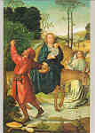SN - Museu de Gr�o Vasco, Viseu - Portugal FUGA PARA O EGIPTO, (1500-1506) Mestre do Ret�bulo da Capela-Mor da S� de - Viseu �leo s. Madeira, 131 x 81 cm - Ed. INSTITUTO PORTUGU�S DO PATRIM�NIO CULTURAL foto: Delfim Ferreira impress�o: Edarte-Porto - SD - Dim. 10,4x14,6 cm - Col. F�tima B�ia (2010).