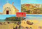 N.� 306 - PRAIA DA ZAMBUJEIRA Baixo Alentejo Portugal - Edi��o do Restaurante "O TARRO" de Ant�nio Coelho Camacho, Telef. 40 Odemira Portugal - S/D - Dimens�es: 15x10,5 cm. - Col. HJCO (Circulado em 1972)