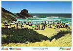 N.� 216 ZAMBUJEIRA DO MAR Costa Alentejana PORTUGAL - Ed. Francisco, Mas, Lda. Editores e Artes Gr�ficas AMADORA TELF. (01) 496 11 55 - S/D - Dim. 15x10,5 cm - Col. Manuel B�ia (2004).