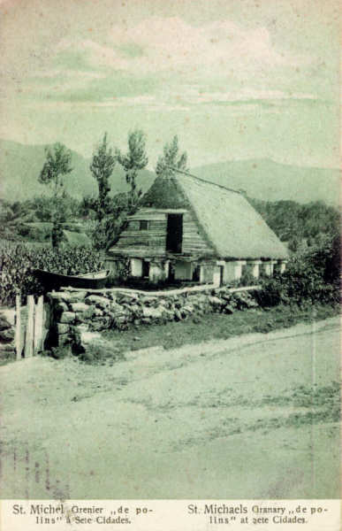 SN - S�O MIGUEL,.Sete Cidades, Celeiro - Edi��o an�nima - Dim. 13,8x8,9 cm - Col. A. Monge da Silva (cerca de 1910)