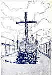 SN - ALDEIA NOVA DE S�O BENTO. O Largo da Igreja - Edi��o FRANCISCO DA CRUZ LOURO - SD - Dim. 14,8x10,5 cm - Col. A. Monge da Silva