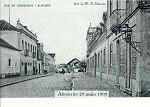 N� 23 - Almeirim. Rua do Com�rcio - Ed. Associa��o de Estudos e Defesa do Patrim�nio Hist�rico-Cultural de Santar�m - SD - Dim. 14,9x10,5 cm - Col. M. Soares Lopes