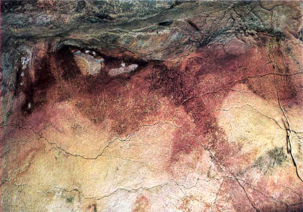 N� 7 - Santilhana del Mar, Altamira, Cavalo a vermelho - Dim. 15,1x10,6 cm - Col. Am�lcar Monge da Silva