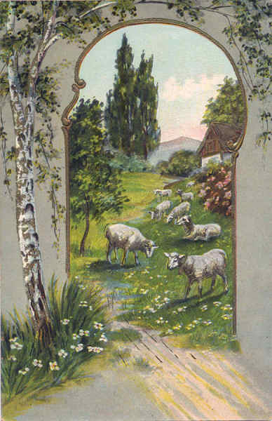 Serie 3872 - Edi��o L & P - Dim. 13,8x8,8 cm - Circulado em 1911 - Col. Am�lcar Monge da Silva