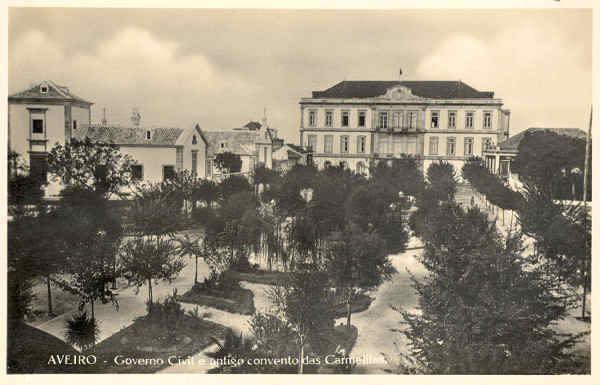 S/N AVEIRO - Governo Civil e antigo convt� das Carmelitas - Edi��o Souto Ratolla, Aveiro - SD - Dim. 14x9 cm. - Col. �nio Semedo.