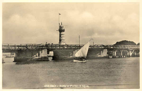 S/N AVEIRO - Forte e Portas d'Agua - Edi��o Souto Ratolla, Aveiro - SD - Dim. 14x9 cm. - Col. �nio Semedo.