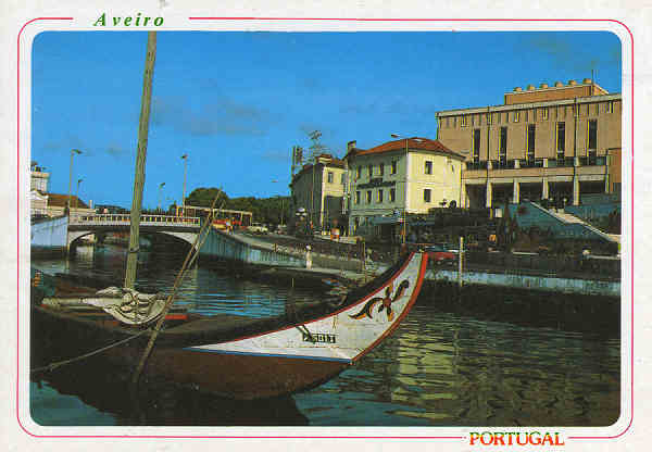 N.� 9 - AVEIRO Aspecto da ria - Ed. �ncora - SD - Dim. 15x10,5cm - Col. M�rio Silva.
