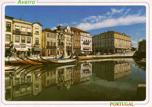 N.� 11 - AVEIRO Moliceiros na Ria - Ed. Bruno da Rocha - SD -Dim.15x10,5cm - Col. M�rio Silva.