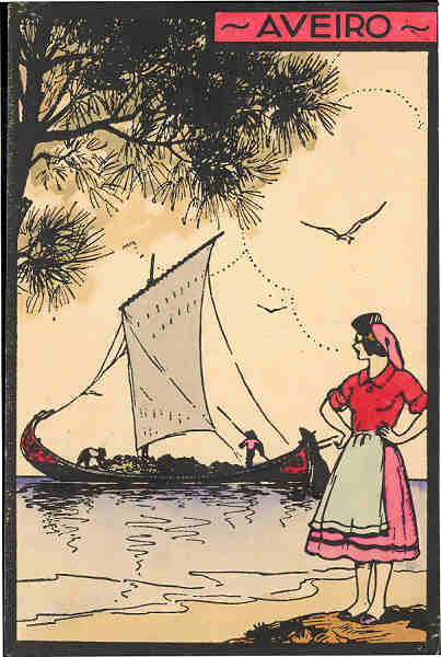 SN - AVEIRO - Edi��o da Comiss�o de Iniciativa e Turismo de Aveiro PORTUGAL - Dim. 9,1x13,7 cm. - SD - Col. �nio Semedo.