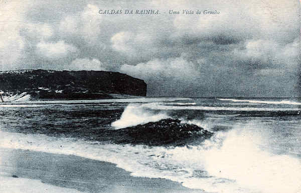 SN - Portugal. Caldas da Rainha - Foz do Arelho - Uma Vista do Gronho - Editor Jos� da Silva Dias, 1927 - Dim. 9x14 cm. - Col. M. Chaby