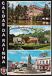 SN - Portugal - Caldas da Rainha - Pavilh�es e Lago - Recanto do Museu Jos� Malhoa - Rainha D. Leonor - EditorCasa da Caridade Nossa Senhora do Perp�tuo Socorro, Porto - D�cada de 1970 - Dim. 15x10 cm. - Col. M. Chaby