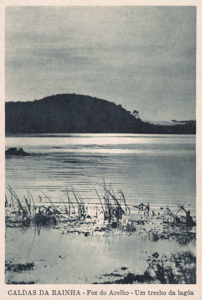 SN - Portugal. Caldas da Rainha. Foz do Arelho Um trecho da lag�a - Editor Fernando Daniel de Sousa - Editado em 1940 - Dim. 9x14 cm - Col. Diamantino Fernandes