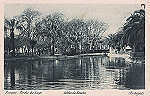 SN - Portugal - Caldas da Rainha. Parque-Trecho do Lago - Editor Vale e C� - Editado 1921 - Dim. 9x14 cm - Col. Miguel Chaby