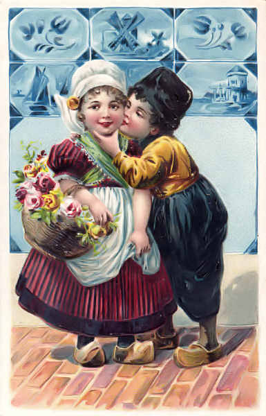 SN - Postal com relevo - Edi��o alem� an�nima - Dim. 13,9x8,9 cm - Col. Am�lcar Monge da Silva