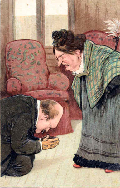 Serie 6538 - Postal em  relevo - Edi��o Paul Finkenrath, Berlin - Dim. 13,7x8,8 cm - Col. Am�lcar Monge da Silva (cerca de 1906)