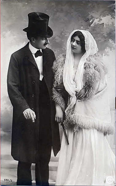 Serie 540/2 - Editor Neue Phtographiche Gesellschaft AG, Steglitz, Alemanha - Dim. 13,7x8,5 cm - Col. Am�lcar Monge da Silva (cerca de 1904)