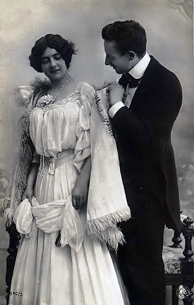 Serie 540/3 - Editor Neue Phtographiche Gesellschaft AG, Steglitz, Alemanha - Dim. 13,7x8,5 cm - Col. Am�lcar Monge da Silva (cerca de 1904)