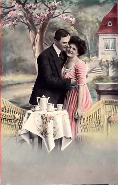 Serie 1125/6 - Edi��o an�nima impressa na Alemanha - Dim. 13,5x8,5 cm - Col. Am�lcar Monge da Silva (cerca de 1910)