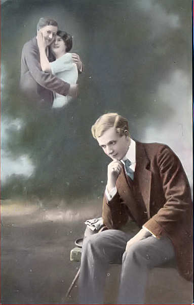 Serie 1144 - Edi��o alem� an�nima - Dim. 13,6x8,8  cm - Col. Am�lcar Monge da Silva (cerca de 1910)