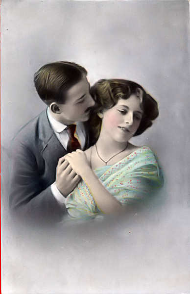 S�rie 1244 - Edi��o an�nima alem� - Dim. 13,5x8,8 cm - Col. Am�lcar Monge da Silva (cerca de 1910)