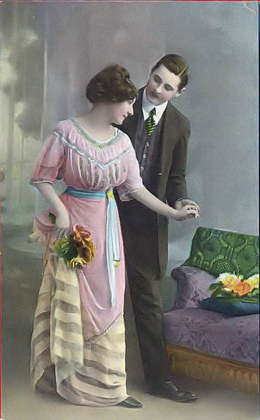 S�rie 1272 - Edi��o an�nima impressa na Alemanha - Dim. 13,7x8,7 cm - Col. Am�lcar Monge da Silva (cerca de 1910)