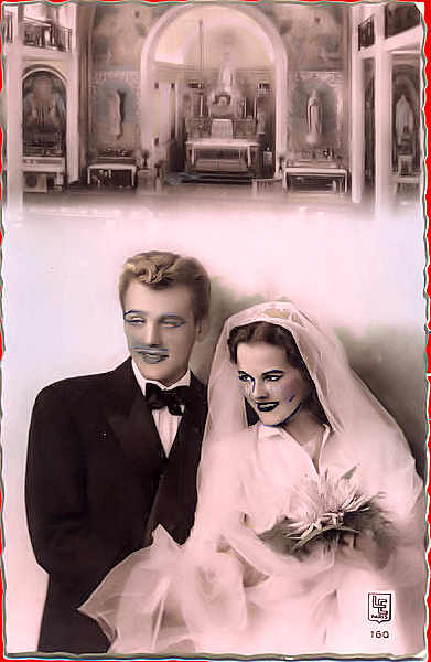 N� 160 - �ditions Superluxe, Paris - Circulado em 1955 - Dim. 13,5x8,7 cm - Col. Am�lcar Monge da Silva