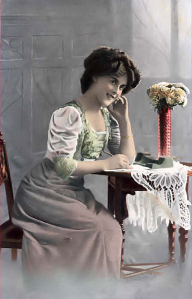 S�rie 1345-3 - Edi��o an�nima - Din. 13,6x8,7 cm - Col. Am�lcar Monge da Silva (cerca de 1910)