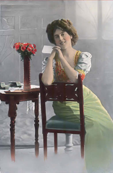 S�rie 1345-4 - Edi��o an�nima - Din. 13,6x8,7 cm - Col. Am�lcar Monge da Silva (cerca de 1910)