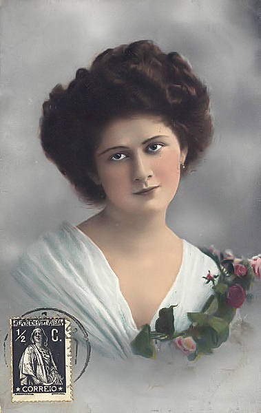 S�rie 4532-2 - Edi��o an�nima, �ustria - Circulado em 1913 - DIm. 13,9x8,6 cm - Col. Am�lcar Monge da Silva