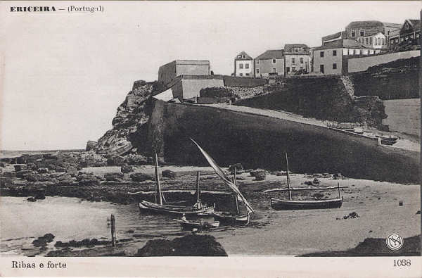 N� 1038 - Ribas e forte - Edi��o Marins & Silva, P� Luis de Cam�es 35, Lisboa - Dim. 140x92 mm - Col. A. Monge da Silva (cerca de 1905)