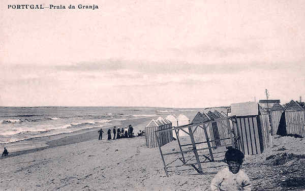 SN - Portugal. Praia da Granja - Editor n�o indicado - SD - Dim. 14x9 cm. - Col. M. Chaby