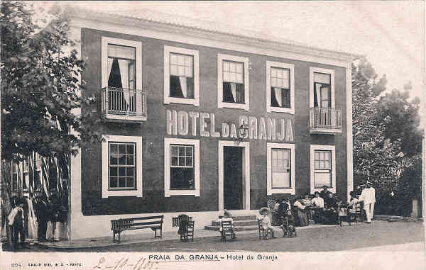 N� 205 - Portugal. Granja (Vila Nova de Gaia) - Hotel da Granja - Editor Emilio Biel - Dim. 9x14 cm. - Col. M. Chaby