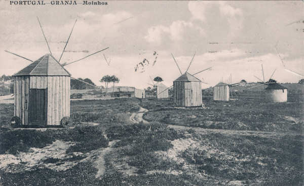SN - Portugal. Granja (Vila Nova de Gaia) - Moinhos - Editor an�nimo - Dim. 140x90 mm - Col. M. Chaby